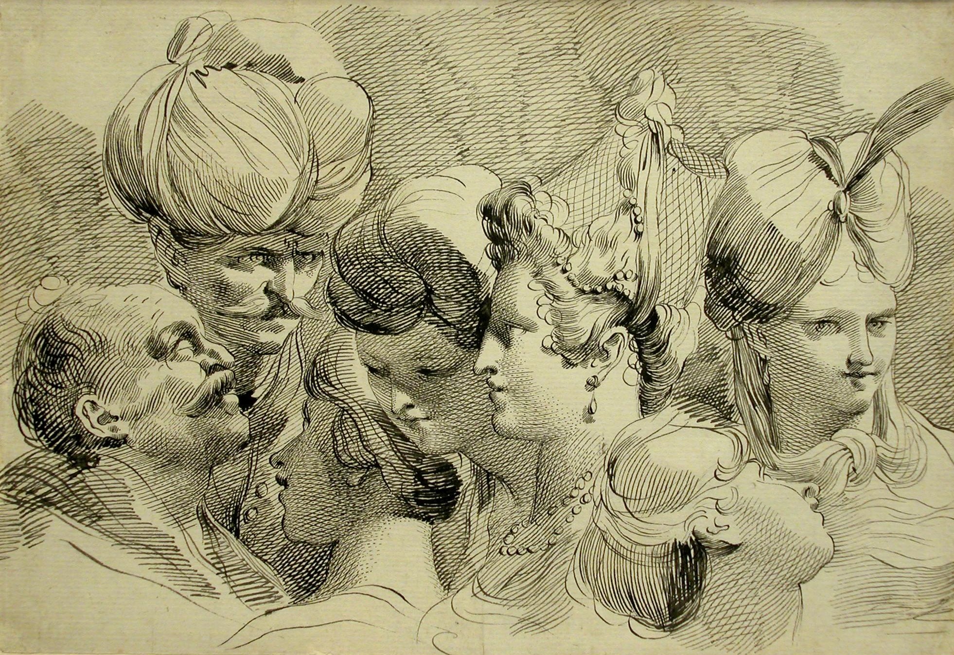 Gaetano Gandolfi Studio di teste