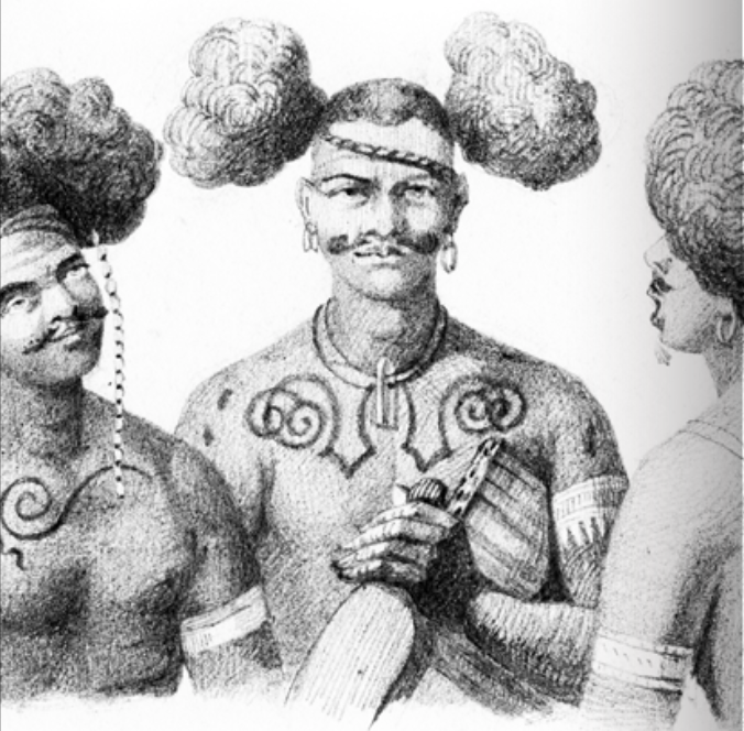 The drawings of the Oceanie